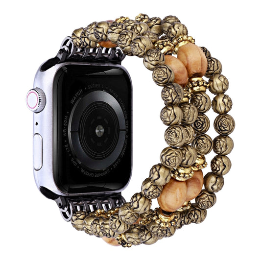 Rose Beads Watch Band, For Apple Watch Ultra 49mm / Series 8&7 45mm, For Apple Watch Series 8&7 41mm