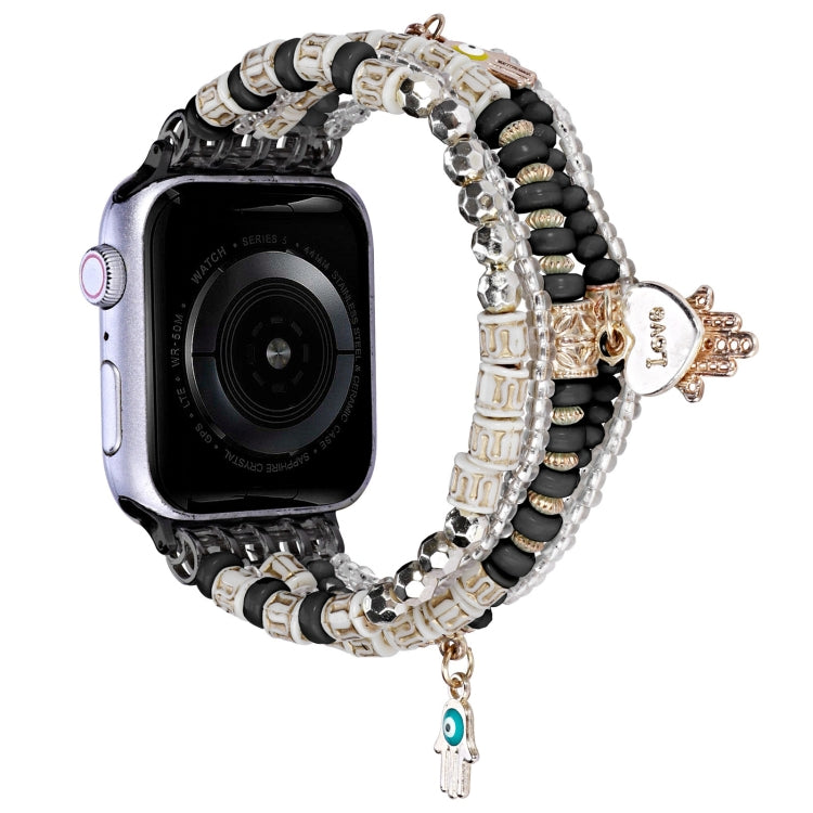 Forest Style Beads Watch Band, For Apple Watch Ultra 49mm / Series 8&7 45mm, For Apple Watch Series 8&7 41mm