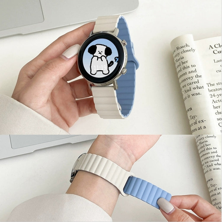 Reverse Buckle Magnetic Silicone Watch Band