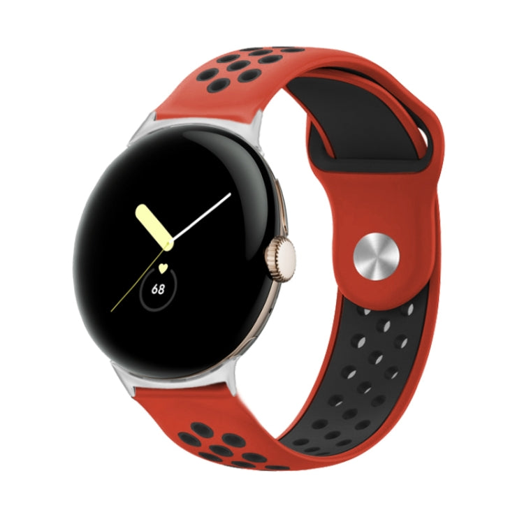 Two-color Reverse Buckle Silicone Watch Band