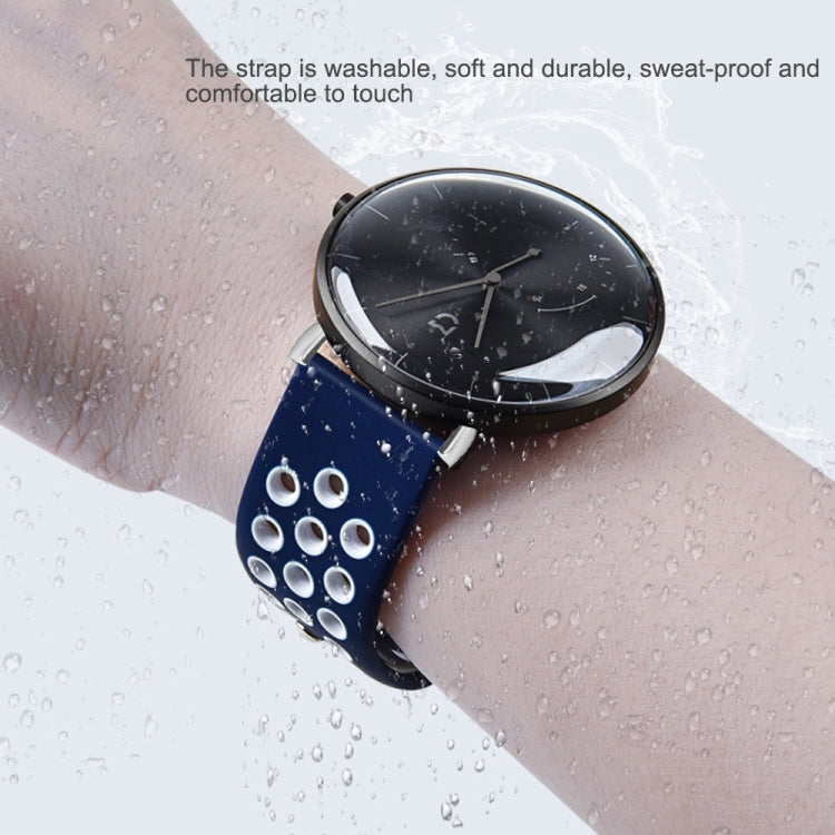 Two-color Reverse Buckle Silicone Watch Band