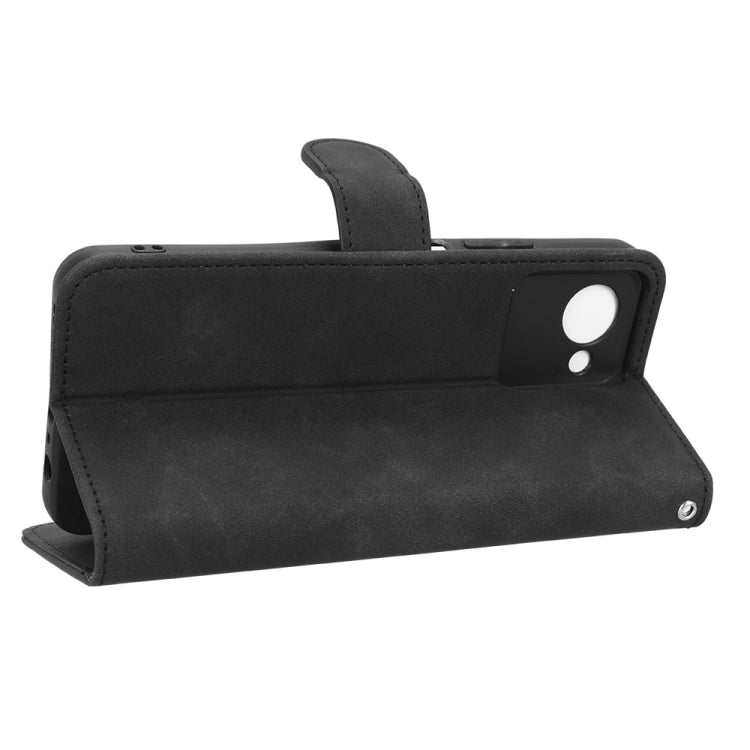 Skin Feel Magnetic Flip Leather Phone Case