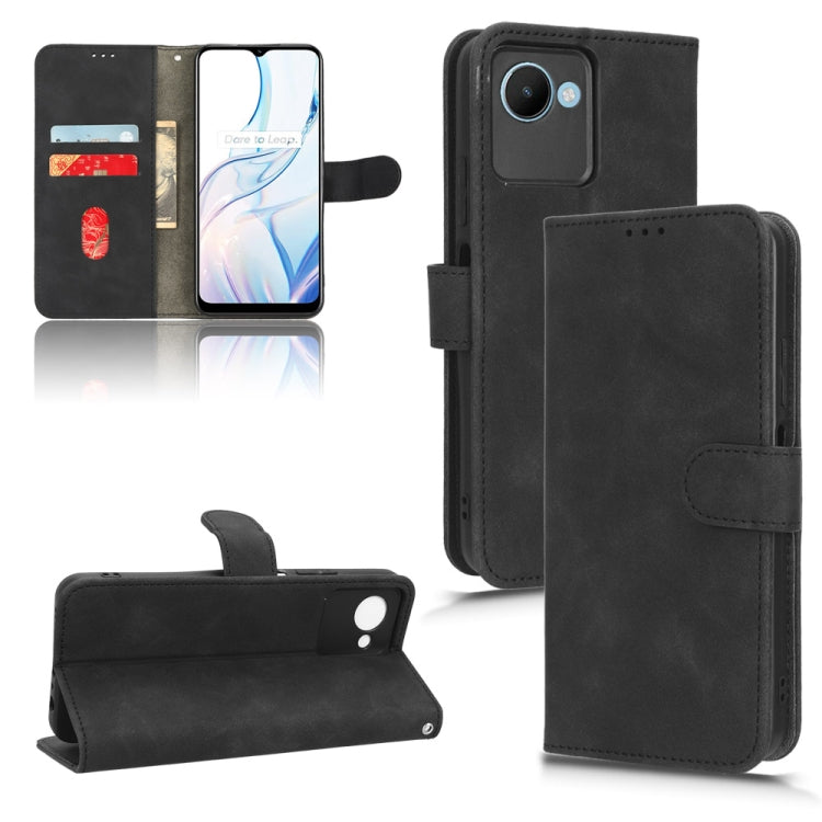 Skin Feel Magnetic Flip Leather Phone Case