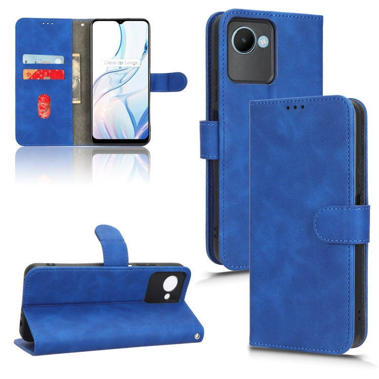 Skin Feel Magnetic Flip Leather Phone Case