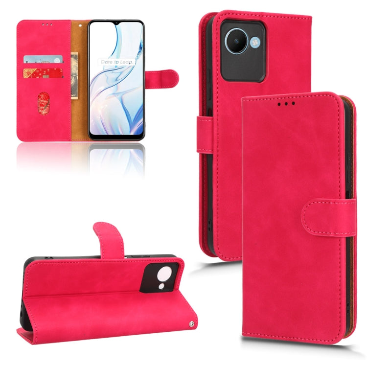 Skin Feel Magnetic Flip Leather Phone Case