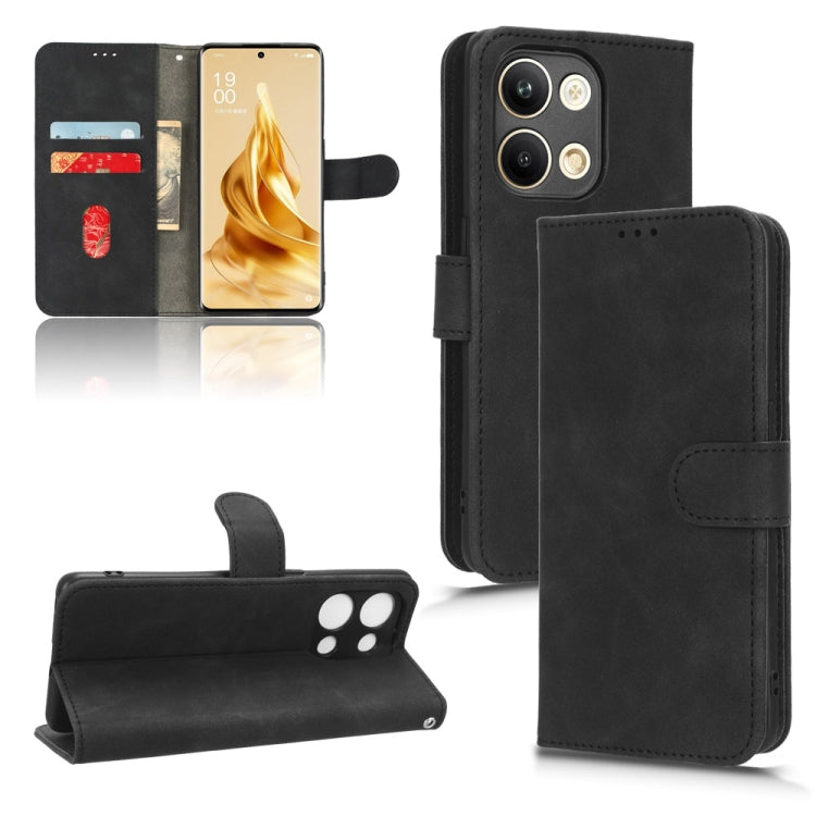 Skin Feel Magnetic Flip Leather Phone Case