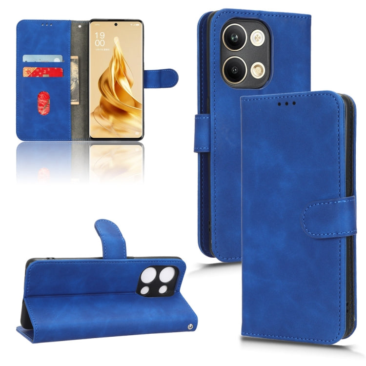 Skin Feel Magnetic Flip Leather Phone Case