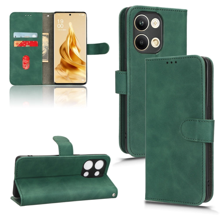 Skin Feel Magnetic Flip Leather Phone Case