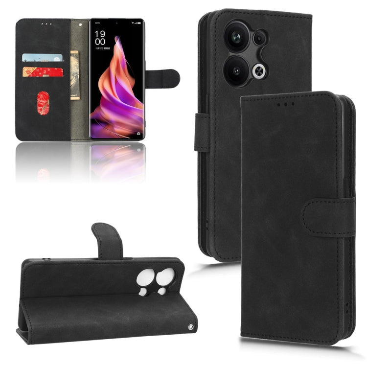 Skin Feel Magnetic Flip Leather Phone Case, For Realme C30 / C33S, For OPPO Reno9 / Reno9 Pro 5G, For OPPO Reno9 Pro+ 5G, For TCL 305i, For Google Pixel 7a, For Blackview BV7200