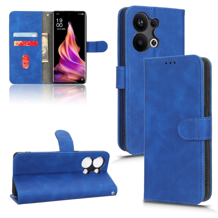 Skin Feel Magnetic Flip Leather Phone Case, For Realme C30 / C33S, For OPPO Reno9 / Reno9 Pro 5G, For OPPO Reno9 Pro+ 5G, For TCL 305i, For Google Pixel 7a, For Blackview BV7200