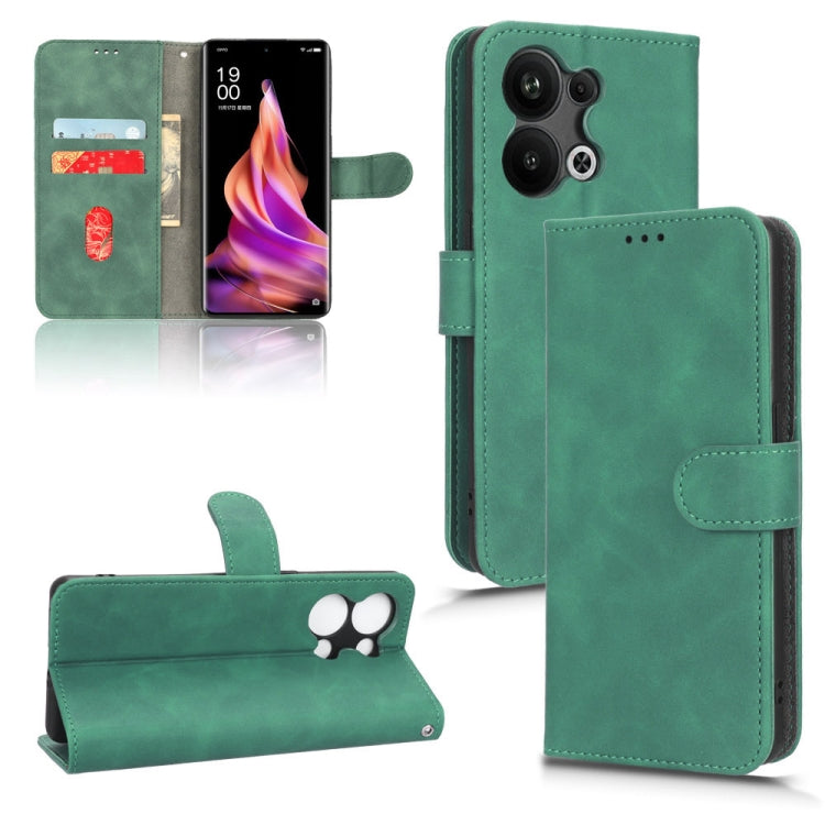 Skin Feel Magnetic Flip Leather Phone Case