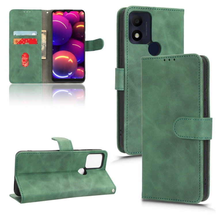 Skin Feel Magnetic Flip Leather Phone Case