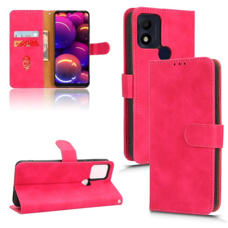 Skin Feel Magnetic Flip Leather Phone Case