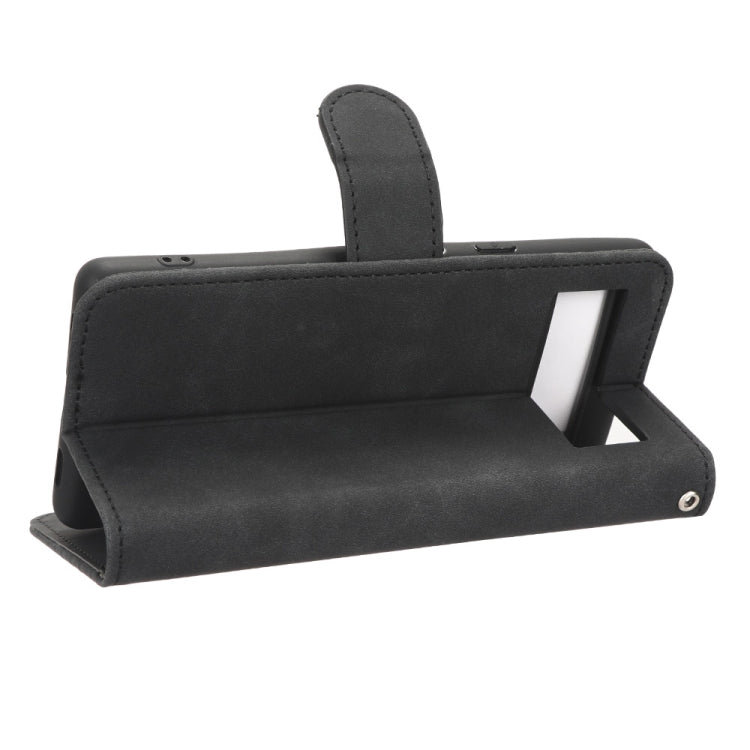 Skin Feel Magnetic Flip Leather Phone Case