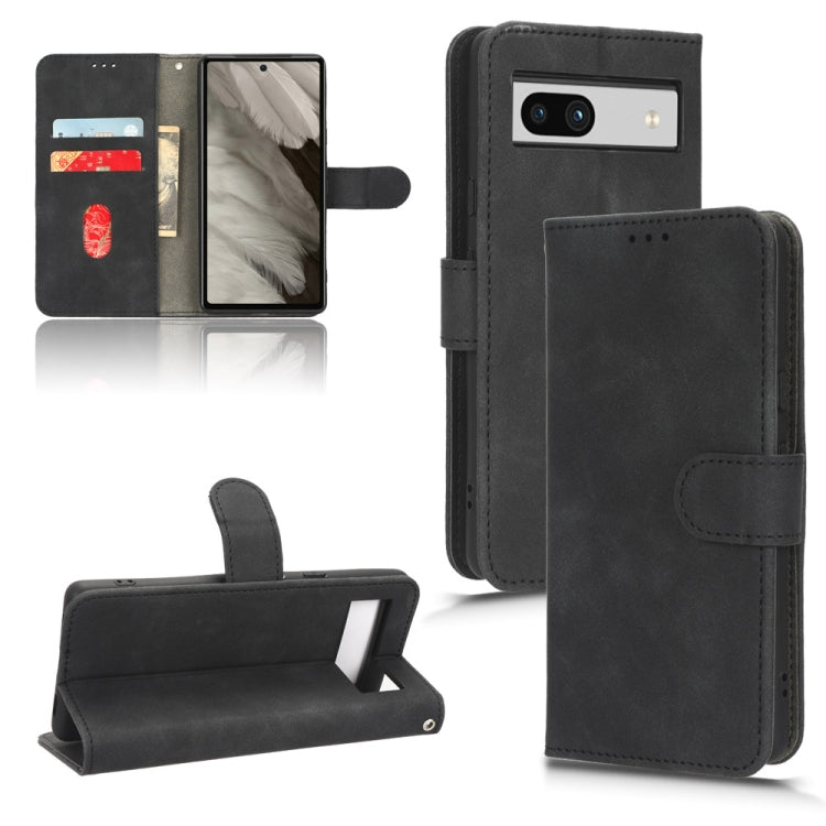 Skin Feel Magnetic Flip Leather Phone Case