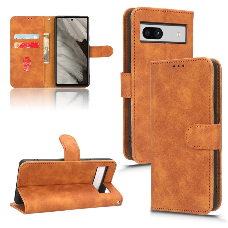 Skin Feel Magnetic Flip Leather Phone Case
