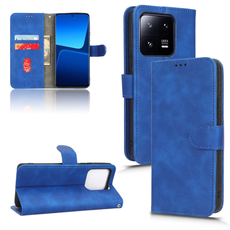 Skin Feel Magnetic Flip Leather Phone Case, For Motorola Moto X40 Pro, For Xiaomi 13 Pro