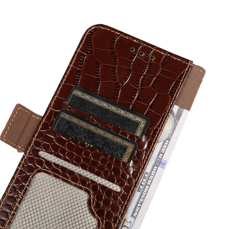 Crocodile Top Layer Cowhide Leather Phone Case, For Motorola Moto X40 Pro, For Vivo Y02 4G, For Xiaomi 13 Pro, For Xiaomi 13