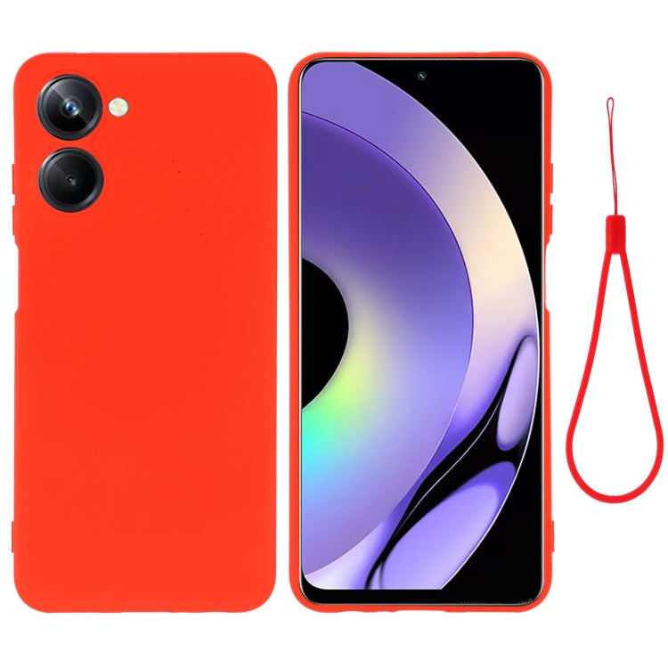 Color Liquid Silicone Phone Case, For Realme 10 4G
