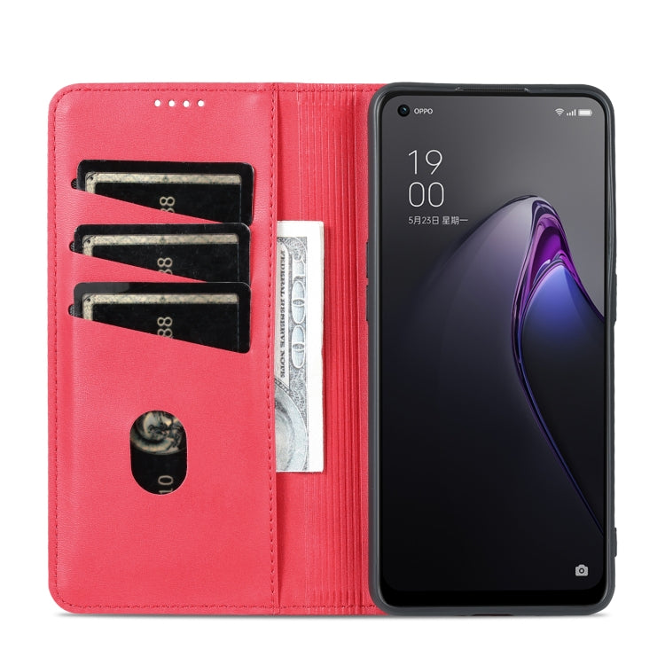 AZNS Magnetic Calf Texture Flip Leather Phone Case, For OPPO Reno9 / Reno9 Pro, For vivo X90, For vivo X90 Pro