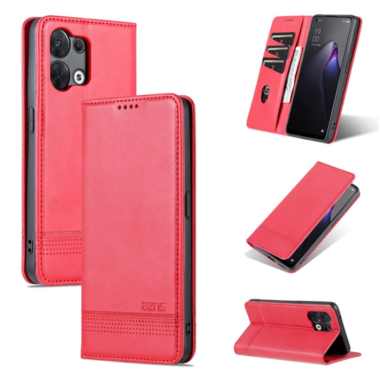 AZNS Magnetic Calf Texture Flip Leather Phone Case, For OPPO Reno9 / Reno9 Pro, For vivo X90, For vivo X90 Pro