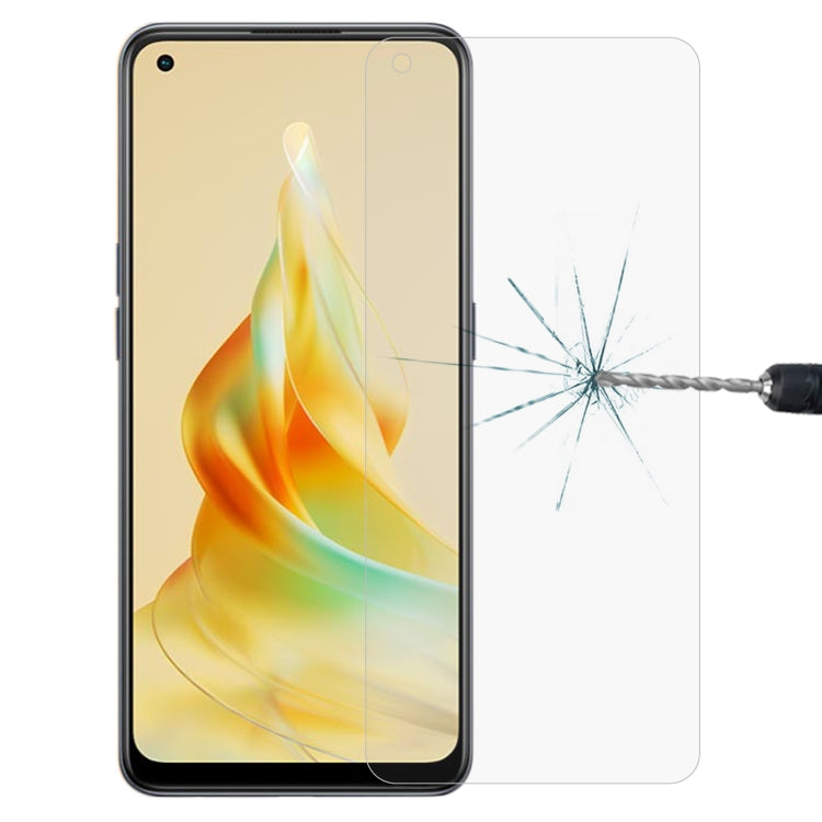 0.26mm 9H 2.5D Tempered Glass Film, For OPPO Reno8 T 4G (1 PC)