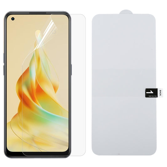 Full Screen Protector Explosion-proof Hydrogel Film, For OPPO Reno8 T 4G (1 PC)