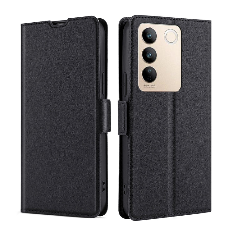 Ultra-thin Voltage Side Buckle Horizontal Flip Leather Phone Case