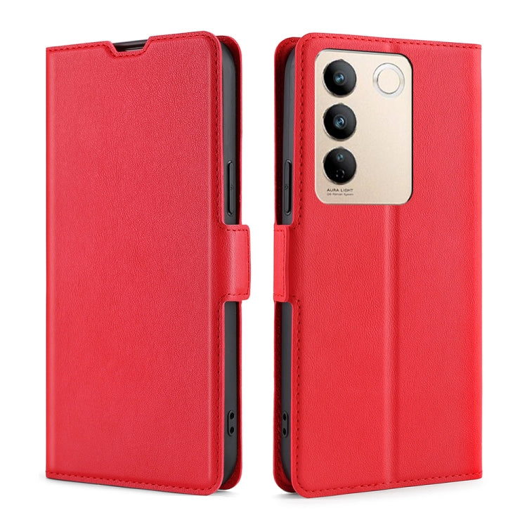 Ultra-thin Voltage Side Buckle Horizontal Flip Leather Phone Case