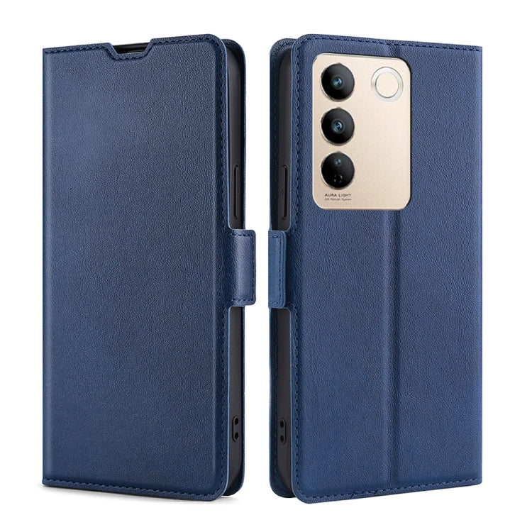 Ultra-thin Voltage Side Buckle Horizontal Flip Leather Phone Case