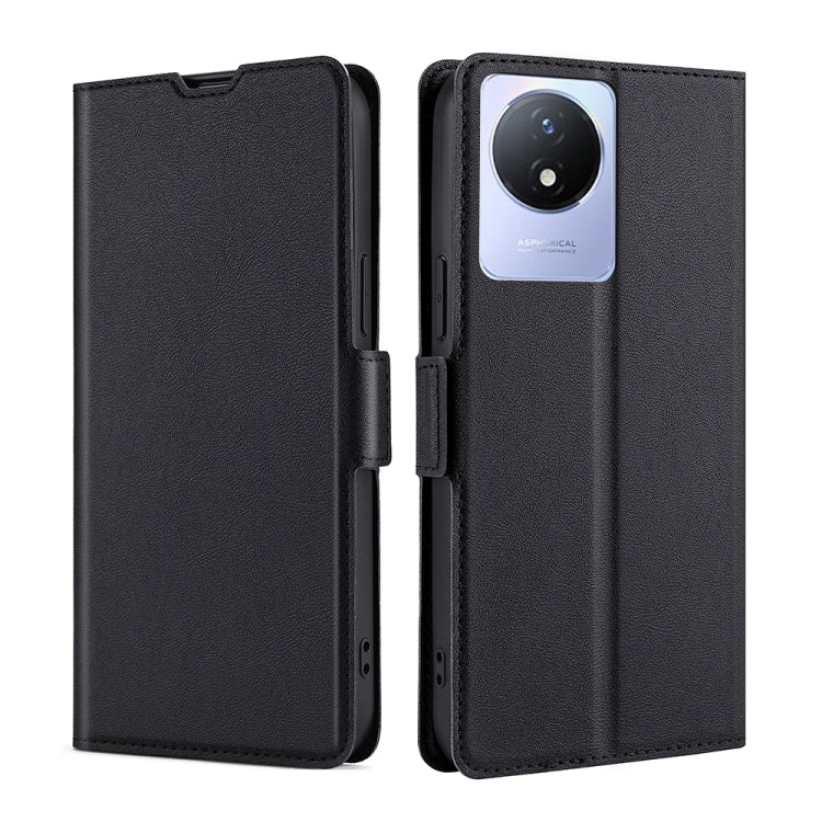 Ultra-thin Voltage Side Buckle Horizontal Flip Leather Phone Case