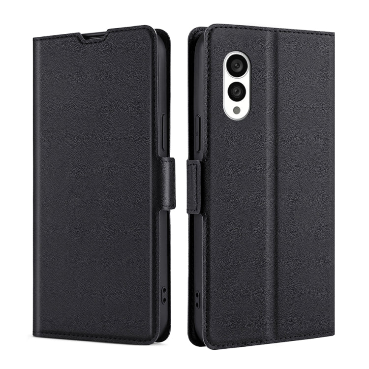 Ultra-thin Voltage Side Buckle Horizontal Flip Leather Phone Case