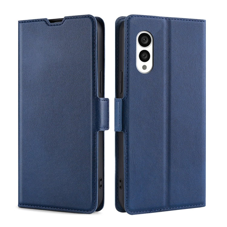 Ultra-thin Voltage Side Buckle Horizontal Flip Leather Phone Case