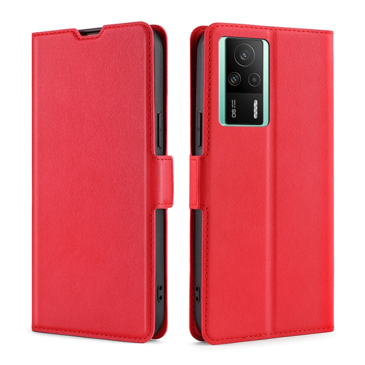 Ultra-thin Voltage Side Buckle Horizontal Flip Leather Phone Case