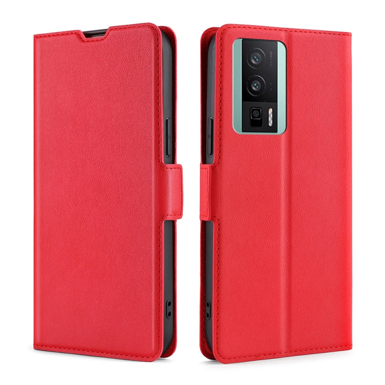 Ultra-thin Voltage Side Buckle Horizontal Flip Leather Phone Case