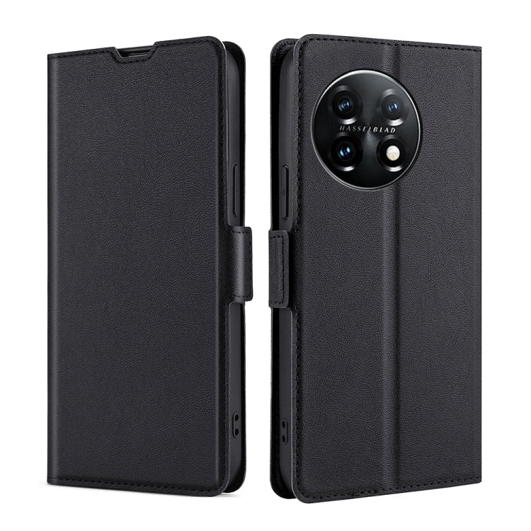 Ultra-thin Voltage Side Buckle Horizontal Flip Leather Phone Case