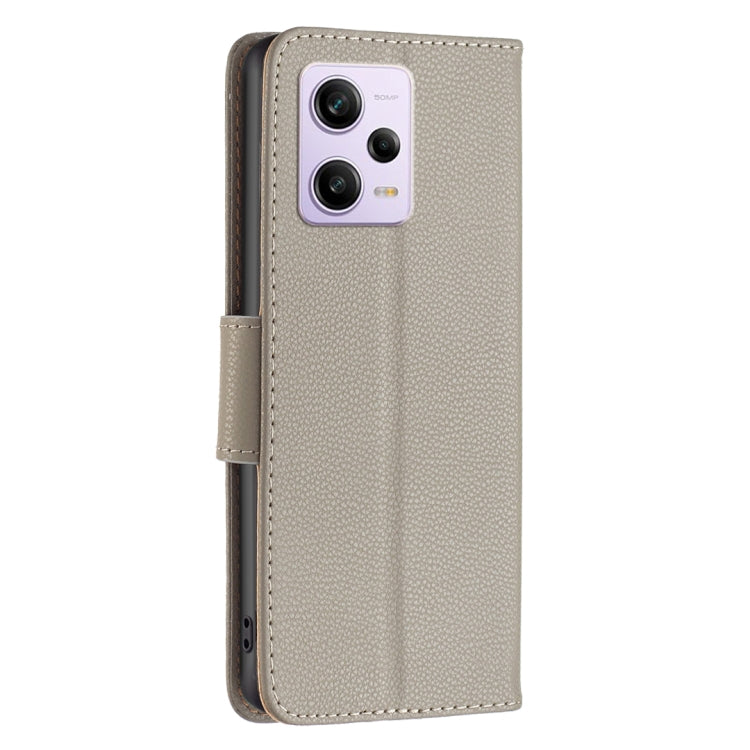 Litchi Texture Pure Color Leather Phone Case, For Xiaomi Redmi Note 12 Pro+ Global, For Xiaomi Redmi Note 12 Pro Global, For Xiaomi Redmi Note 12 Global
