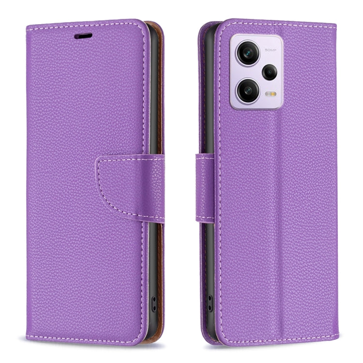 Litchi Texture Pure Color Leather Phone Case, For Xiaomi Redmi Note 12 Pro+ Global, For Xiaomi Redmi Note 12 Pro Global, For Xiaomi Redmi Note 12 Global