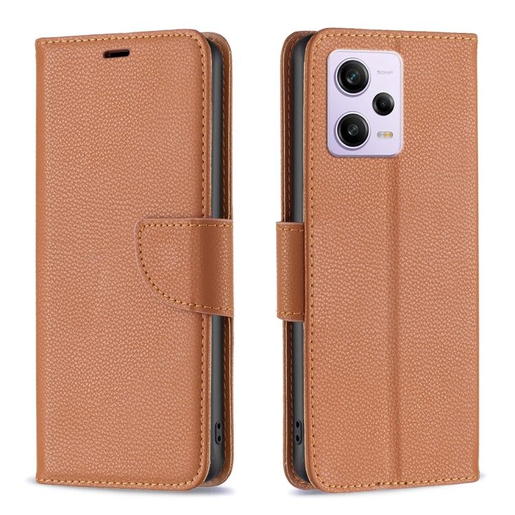 Litchi Texture Pure Color Leather Phone Case, For Xiaomi Redmi Note 12 Pro+ Global, For Xiaomi Redmi Note 12 Pro Global, For Xiaomi Redmi Note 12 Global