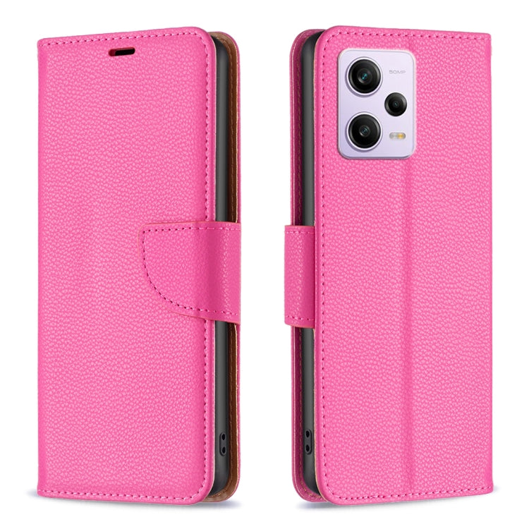 Litchi Texture Pure Color Leather Phone Case, For Xiaomi Redmi Note 12 Pro+ Global, For Xiaomi Redmi Note 12 Pro Global, For Xiaomi Redmi Note 12 Global