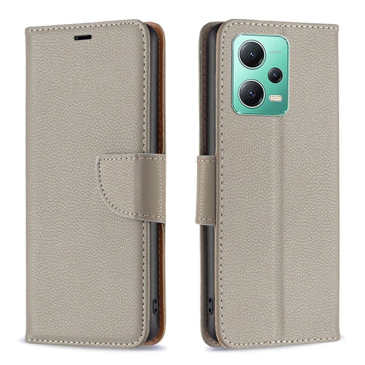 Litchi Texture Pure Color Leather Phone Case, For Xiaomi Redmi Note 12 Pro+ Global, For Xiaomi Redmi Note 12 Pro Global, For Xiaomi Redmi Note 12 Global