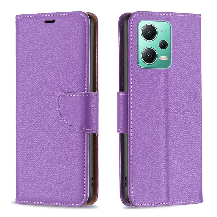 Litchi Texture Pure Color Leather Phone Case, For Xiaomi Redmi Note 12 Pro+ Global, For Xiaomi Redmi Note 12 Pro Global, For Xiaomi Redmi Note 12 Global