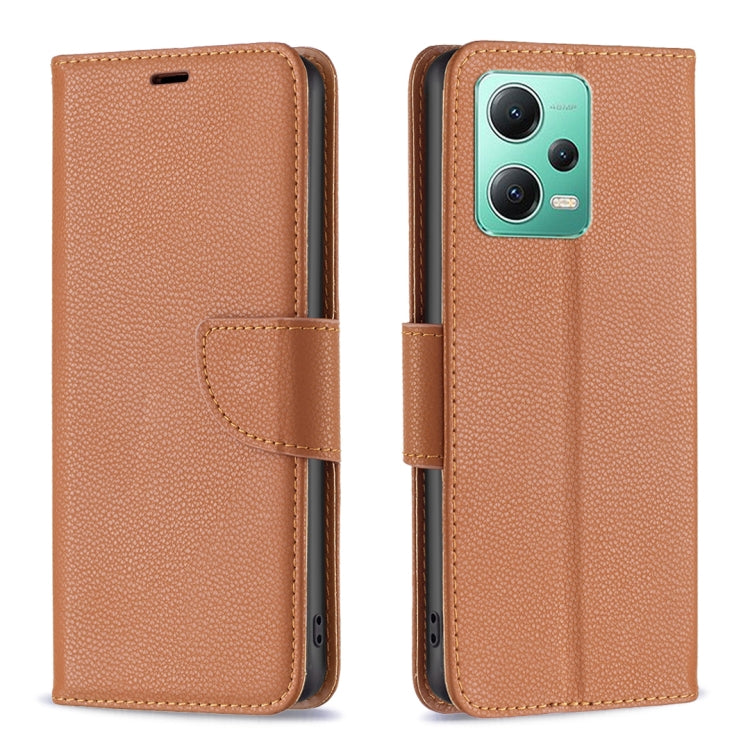 Litchi Texture Pure Color Leather Phone Case, For Xiaomi Redmi Note 12 Pro+ Global, For Xiaomi Redmi Note 12 Pro Global, For Xiaomi Redmi Note 12 Global