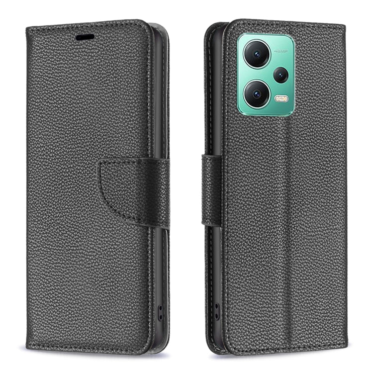 Litchi Texture Pure Color Leather Phone Case, For Xiaomi Redmi Note 12 Pro+ Global, For Xiaomi Redmi Note 12 Pro Global, For Xiaomi Redmi Note 12 Global