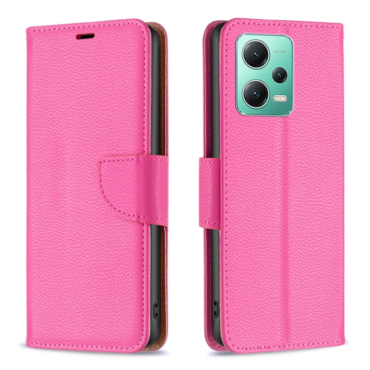 Litchi Texture Pure Color Leather Phone Case, For Xiaomi Redmi Note 12 Pro+ Global, For Xiaomi Redmi Note 12 Pro Global, For Xiaomi Redmi Note 12 Global