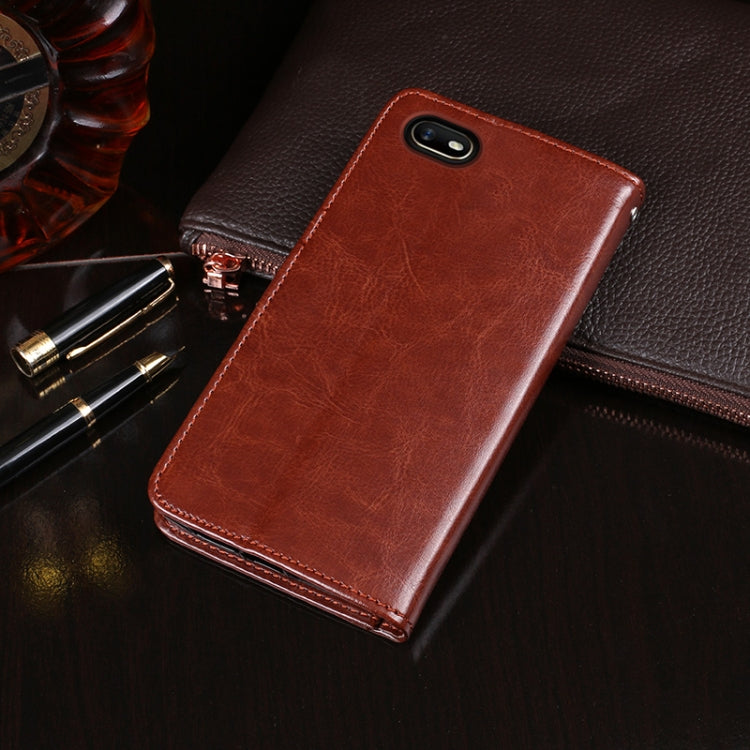 idewei Crazy Horse Texture Horizontal Flip Leather Case with Holder &amp; Card Slots &amp; Wallet, For OPPO A1K, For OPPO A3S, For OPPO A5 (2020), For OPPO A5s