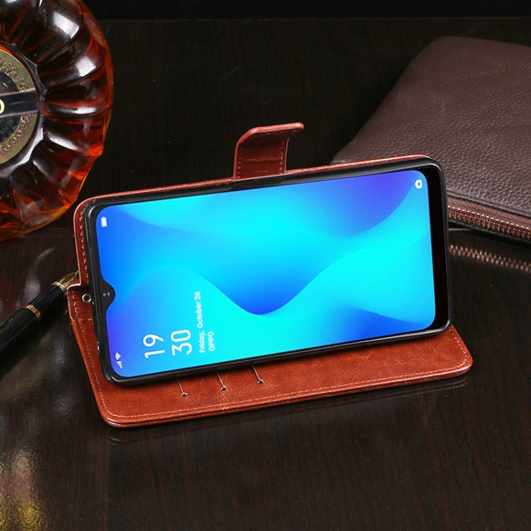 idewei Crazy Horse Texture Horizontal Flip Leather Case with Holder &amp; Card Slots &amp; Wallet, For OPPO A1K, For OPPO A3S, For OPPO A5 (2020), For OPPO A5s