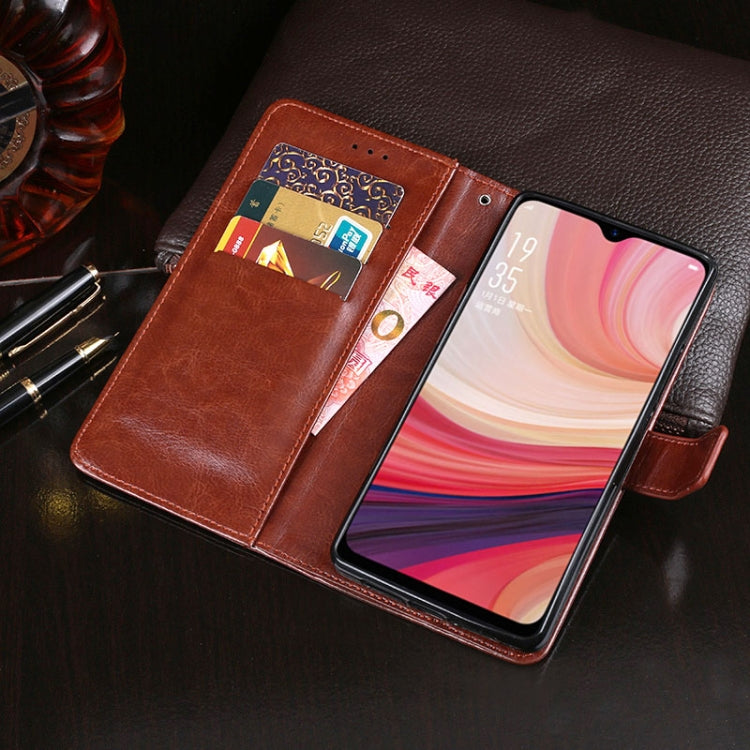 idewei Crazy Horse Texture Horizontal Flip Leather Case with Holder & Card Slots & Wallet, For OPPO A7, For OPPO K5, For OPPO A8, For OPPO A9