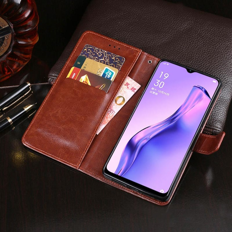 idewei Crazy Horse Texture Horizontal Flip Leather Case with Holder &amp; Card Slots &amp; Wallet, For OPPO A9 (2020), For OPPO A11, For OPPO A31 (2020), For OPPO AX5