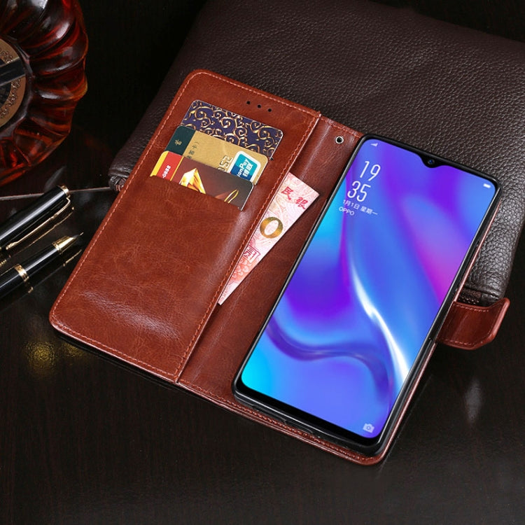 idewei Crazy Horse Texture Horizontal Flip Leather Case with Holder & Card Slots & Wallet, For OPPO AX7 Pro, For OPPO F11, For OPPO F11 Pro, For OPPO F15